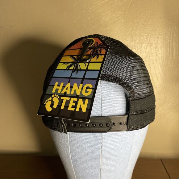 Hang Ten Surfer Trucker Mesh Foam Snapback Adjustable Baseball Cap/Hat NWT - Picture 5 of 8